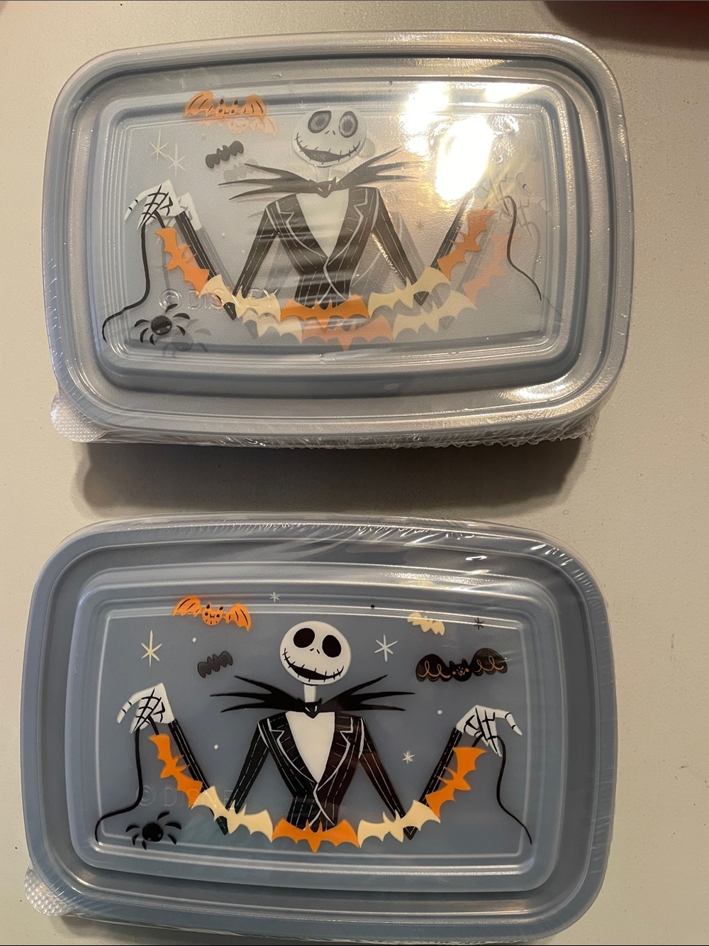 8pc Meal Prep container Bundle Nightmare before Christmas Jack Skellington New